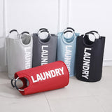 Portable Waterproof Hamper Dirty Clothes Large Collapsible Washing Laundry Basket Bag