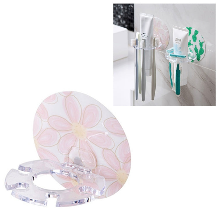 Plastic Toothbrush Holder Toothpaste Storage Tooth Brush Dispenser, WHITE, Pink, Green