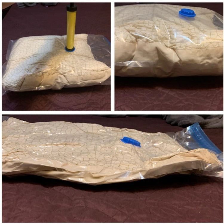 3 PCS Hot Vacuum Bag Storage Organizer Transparent Border Foldable Extra Large Seal Compressed Travel Saving Space Bags, 3 PCS 40 x 60cm, 3 PCS 60 x 80cm, 3 PCS 70 x 100cm, 3 PCS 80 x 110cm