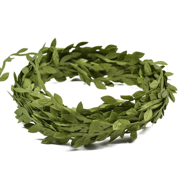 2 PCS Cloth Leaf Garland Decoration Accessories Green Leaf Cane Leaf Simulation DIY Garland Material, 100 Meters, 40 Meters One Card / Roll, 77 Meters, 200 Meters, 20 Meters / Card, 10 Meters / Card, 5 Meters / Card, 5 Meters