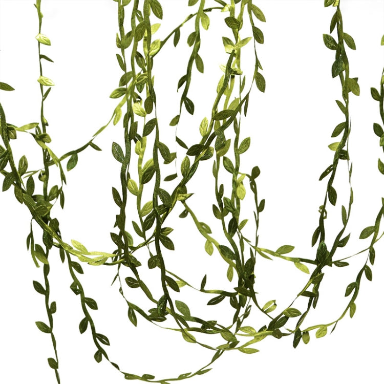 2 PCS Cloth Leaf Garland Decoration Accessories Green Leaf Cane Leaf Simulation DIY Garland Material, 100 Meters, 40 Meters One Card / Roll, 77 Meters, 200 Meters, 20 Meters / Card, 10 Meters / Card, 5 Meters / Card, 5 Meters