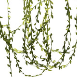 2 PCS Cloth Leaf Garland Decoration Accessories Green Leaf Cane Leaf Simulation DIY Garland Material, 100 Meters, 40 Meters One Card / Roll, 77 Meters, 200 Meters, 20 Meters / Card, 10 Meters / Card, 5 Meters / Card, 5 Meters