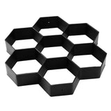 Plastic Floor Mold Ultralight DIY Garden Paving Hexagonal Fancy Mould, Paving Hexagonal Fancy Mould