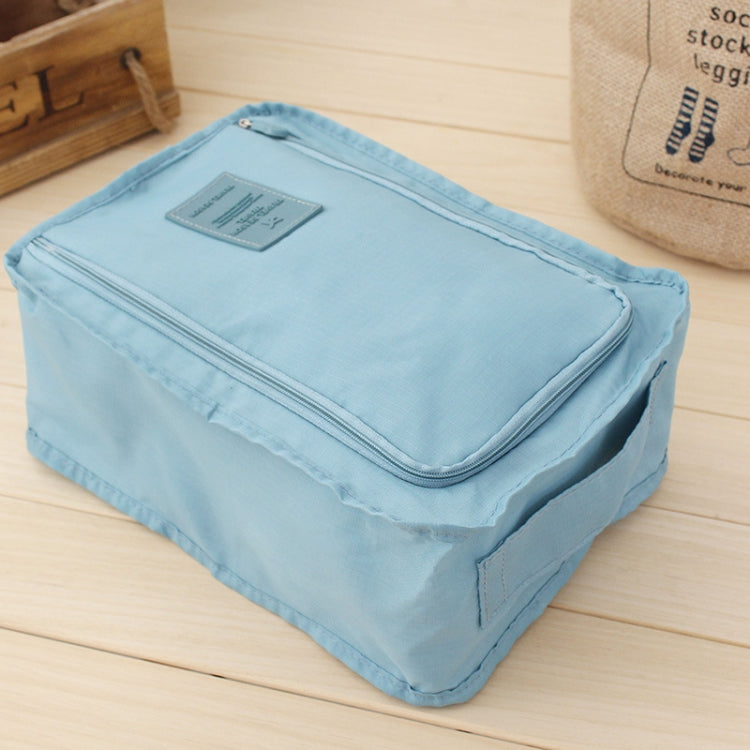 Waterproof Shoes Bag Pouch Storage Travel Bag Portable Shoes Organizer Light Blue