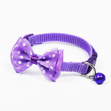 Adjustable Bow Knot Bell Collar Cat Dog Collars Pet Supplies