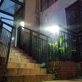 2.5W 50 LEDs Solar Landscape Light Outdoor Courtyard Light Control + Radar Sensing Wall Lamp