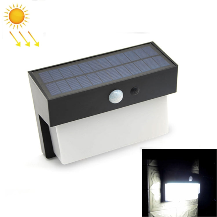 2.5W 50 LEDs Solar Landscape Light Outdoor Courtyard Light Control + Radar Sensing Wall Lamp Black