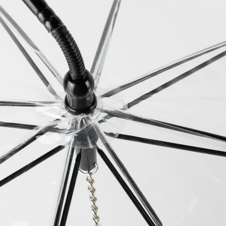 Pet Umbrella Transparent Adjustable Rainy Dog ?Walking Leash, Pet Umbrella