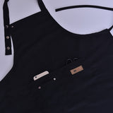 Pure Color Cooking Kitchen Apron For Woman Men Chef Waiter Cafe Shop BBQ Hairdresser Aprons