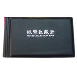 30-page Small Square Banknote Collection Book Albums Black