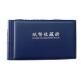 30-page Small Square Banknote Collection Book Albums Blue