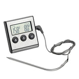 Digital Oven Thermometer Kitchen Food Cooking Meat BBQ Probe Thermometer Timer Water Milk Temperature Cooking Tools, Digital Oven Thermometer