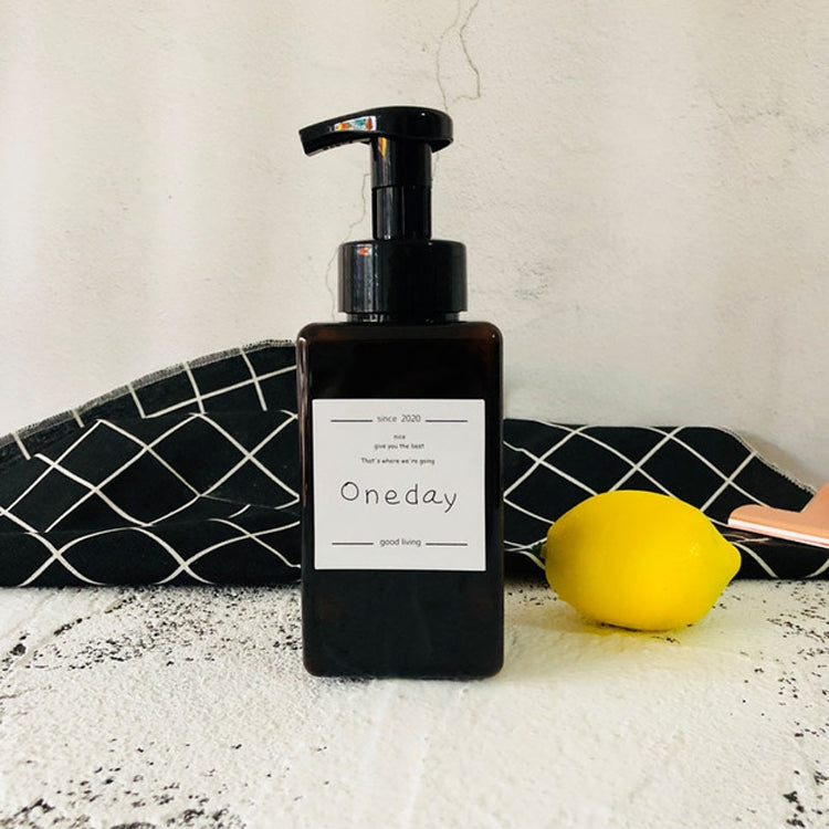 450ml Foam Press Bottle Bubbling Sub-bottle, Square One Day