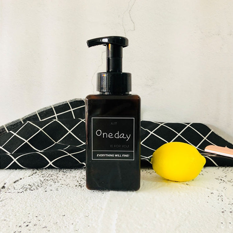 450ml Foam Press Bottle Bubbling Sub-bottle, Square One Day