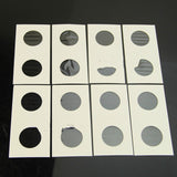 50 PCS / 3 Sets 40mm Diameter Coin Protector Square Coin Collection Paper Clip, Paper Clip