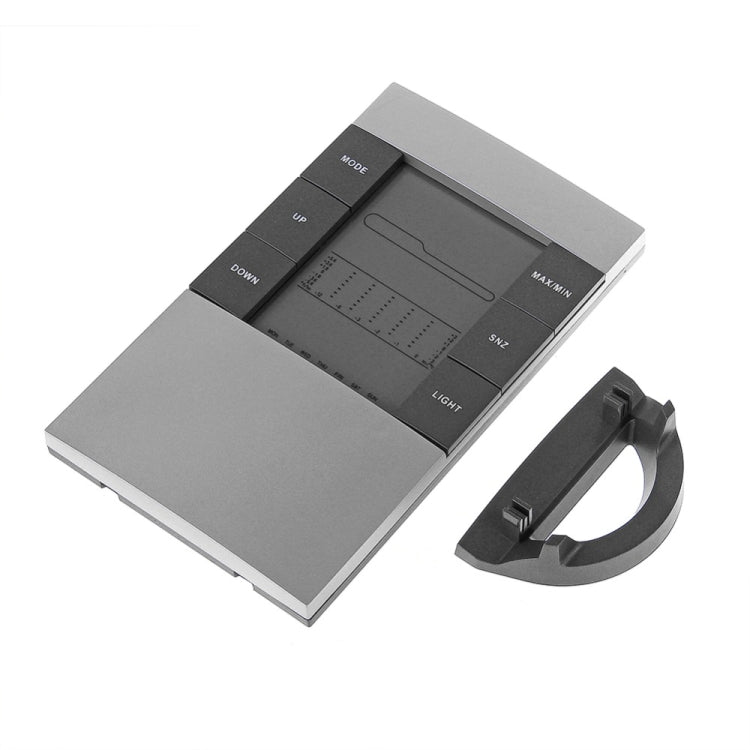 Household Digital LCD Display Hygrometer Thermometer Temperature Humidity Meter Clock Alarm, Humidity Meter