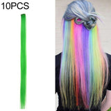10 PCS Chemical Fiber Wig One-Step Gradient Color Single Card Wig, 24inches 24inches 44#