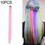 10 PCS Chemical Fiber Wig One-Step Gradient Color Single Card Wig, 24inches 24inches 50#