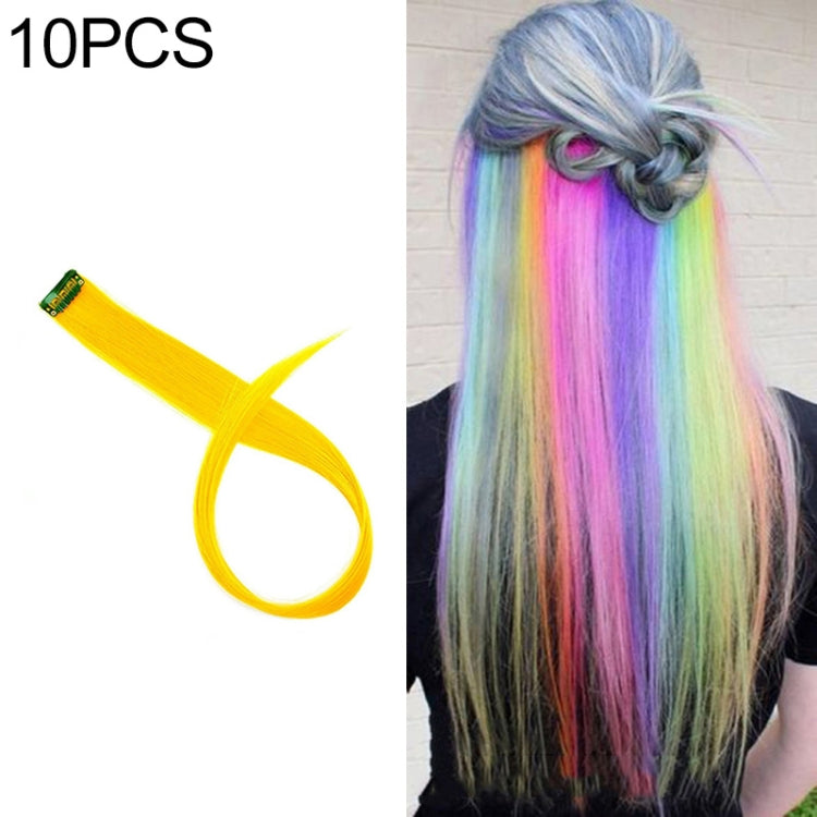 10 PCS Chemical Fiber Wig One-Step Gradient Color Single Card Wig, 24inches 24inches 32#