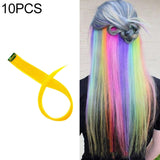 10 PCS Chemical Fiber Wig One-Step Gradient Color Single Card Wig, 24inches 24inches 32#