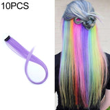 10 PCS Chemical Fiber Wig One-Step Gradient Color Single Card Wig, 24inches 24inches 21#