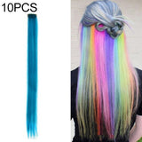 10 PCS Chemical Fiber Wig One-Step Gradient Color Single Card Wig, 24inches 24inches 26#