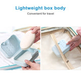 2 PCS Portable Travel Soap Box