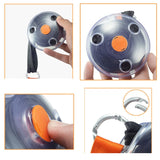 Portable Tote In Pouch Reusable Folding Carabiner Shopping Bag