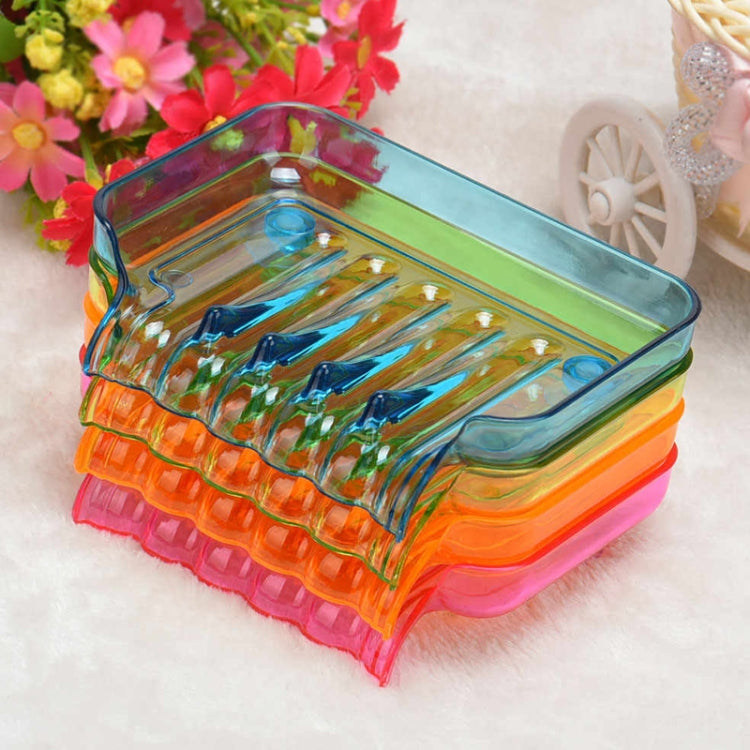 Colourful Suction Cup Drainage Soap Box