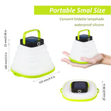Folding Solar Lamp Outdoor Camping Tent Lamp LED Camping Lamp