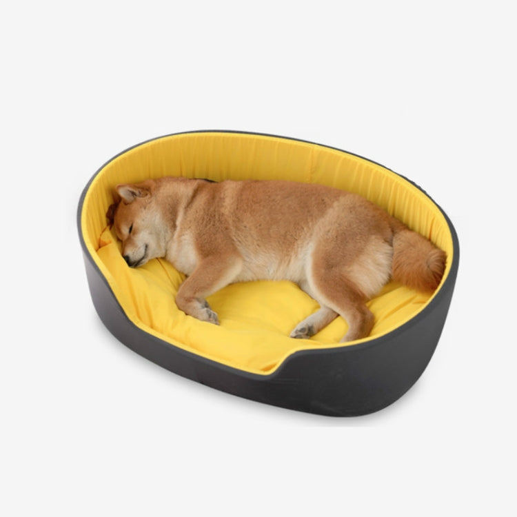 Two-Color Washable Comfortable Pet Nest with Cushion, S 49x35x18cm, M 57x40x20cm, L 73x50x20cm M 57x40x20cm