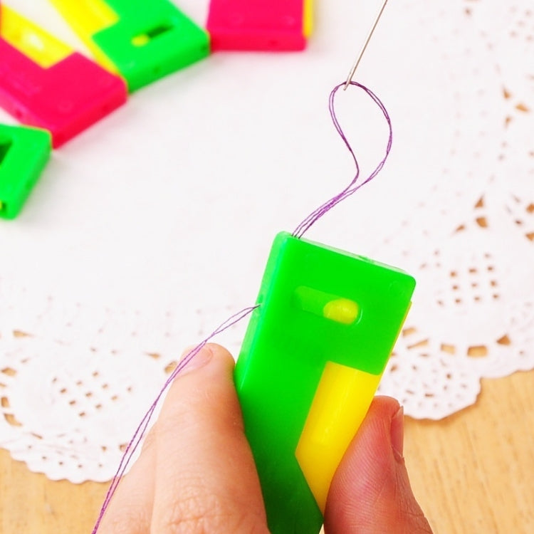 10pcs Automatic Threader Elderly Guide Needle Easy Device Thread Sewing Tool