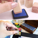 2 PCS Creative Color Ink Pad Small Ink Pad, Size:4x4cm