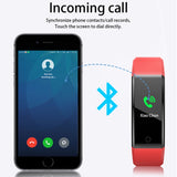 ID115 Plus Smart Bracelet Fitness Heart Rate Monitor Blood Pressure Pedometer Health Running Sports SmartWatch for IOS Android, ID115 Plus Black, ID115 Plus Purple, ID115 Plus Blue, ID115 Plus Red, ID115 Plus Dark Blue