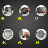 400ml Mugs Automatic Electric Self Stirring Mug Cup Coffee Milk Mixing Mug Smart Stainless Steel Juice Mix Cup Drinkware