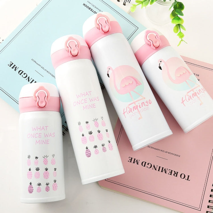 Bouncing Vacuum Flask Mug Travel Stainless Steel Thermos Cup, 350ml