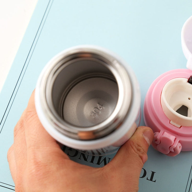 Bouncing Vacuum Flask Mug Travel Stainless Steel Thermos Cup, 350ml