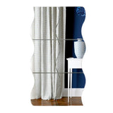 Wall Mirror Acrylic DIY Wave Style Removable Glass Sticker Makeup Mirror Home Bedroom Decorative, Wall Mirror Acrylic