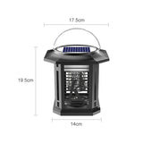 Outdoor Solar Waterproof Mosquito Lamp Mosquito Repellent, TM02 Black, TM03 Silver