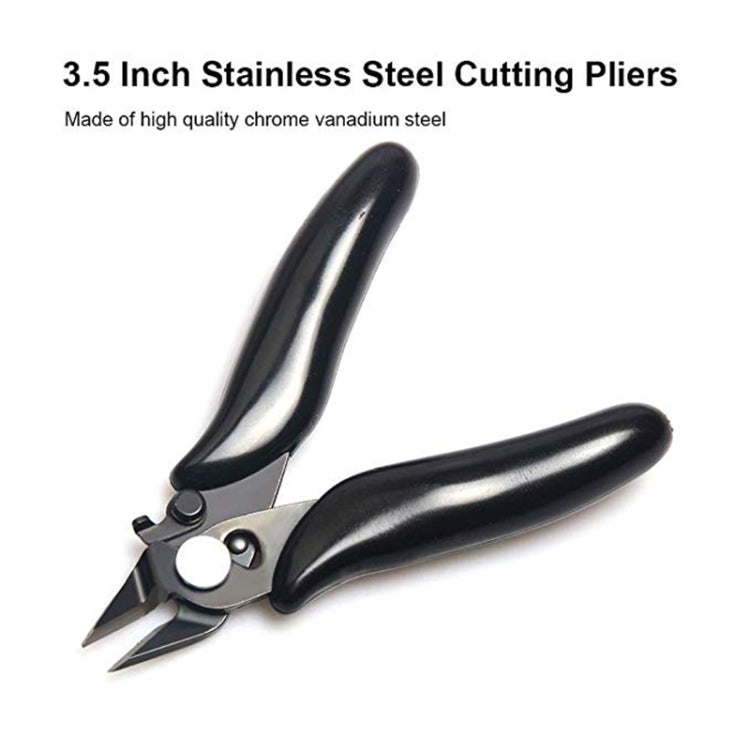 3.5 Inch Diagonal Pliers Mini Wire Cutter Small Soft Cutting Electronic Handle Pliers, 3.5 Inch Pliers