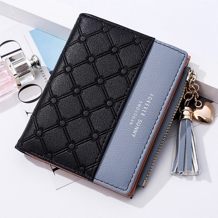 Cute Fashion Purse Leather Long Zip Wallet Coin Card Holder Soft Leather Phone Card Female Clutch, water pink, black, Red, light gray, smoke purple