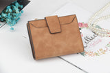 Leather Women Hasp Small Slim Coin Pocket Purse Cards Holders Wallet