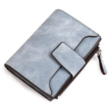 Leather Women Hasp Small Slim Coin Pocket Purse Cards Holders Wallet