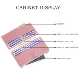 Long Women Hasp Leather Clutch Coin Purse Wallets