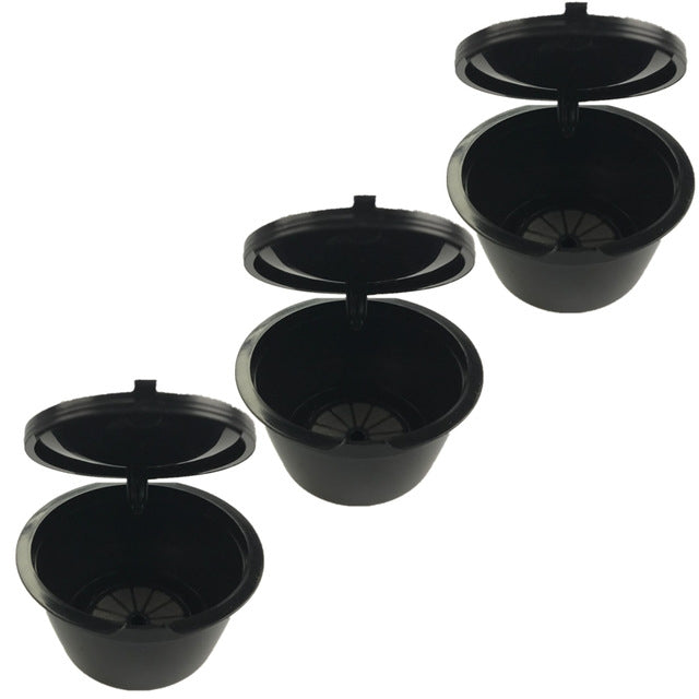 3 PCS Coffee Machine Universal Capsule Cup Over-treatment Cup Coffee Filter, Universal Capsule Cup Universal Capsule Cup Black