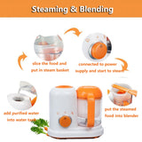 2 PCS Food Supplement Cooking Mixing One Multifunctional Electric Mini Baby Food Cooking Machine, Food Supplement