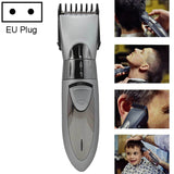 Waterproof Electric Hair Clipper Rechargeable Hair Trimmer Hair Cutting Machine Haircut Beard Trimer, Red, Grey Grey