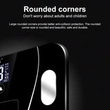 LCD Display Body Electronic Smart Weighing Scales Bathroom Scale Digital Human Weight Scales, Bathroom Scale
