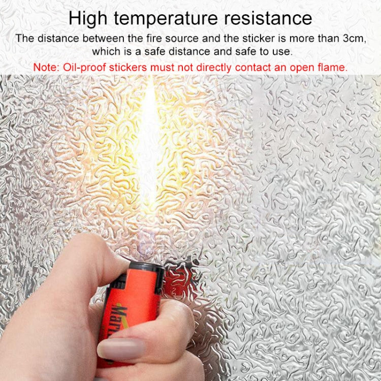 Kitchen Wall Stove Aluminum Foil Oil-proof Stickers Anti-fouling High-temperature Self-adhesive Croppable Wallpaper Wall Sticker, 40cmx5m, 40cmx5m Croppable Wallpaper, 60cmx5m, 60cmx5m Croppable Wallpaper