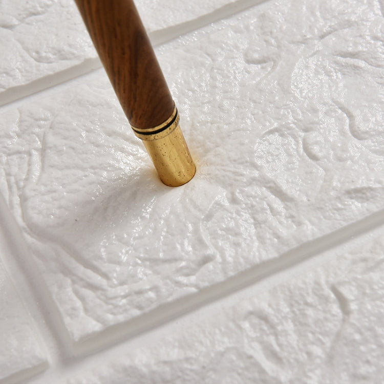 2 PCS Self Adhesive Waterproof TV Background Brick Wallpapers 3D Wall Sticker Living Room Wallpaper Mural Bedroom Decorative Stickers, 70cm x 77cm